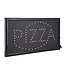 Horeca LED bord | Pizza | Rood/blauw | 24x48x2cm