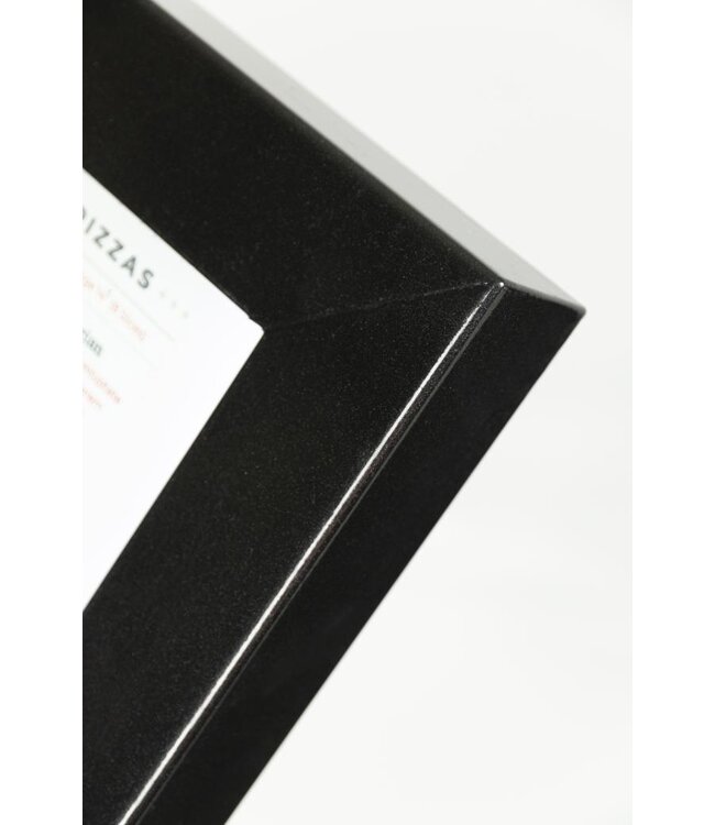 Informatiedisplay met LED verlichting | Black Star | 4x A4 | Incl. standaard en adapter | 138x50x40cm