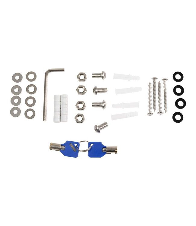 RVS Menukast met gekleurde LED verlichting | 4x A4 | Wandmodel | 69,5x52,3x6,5cm