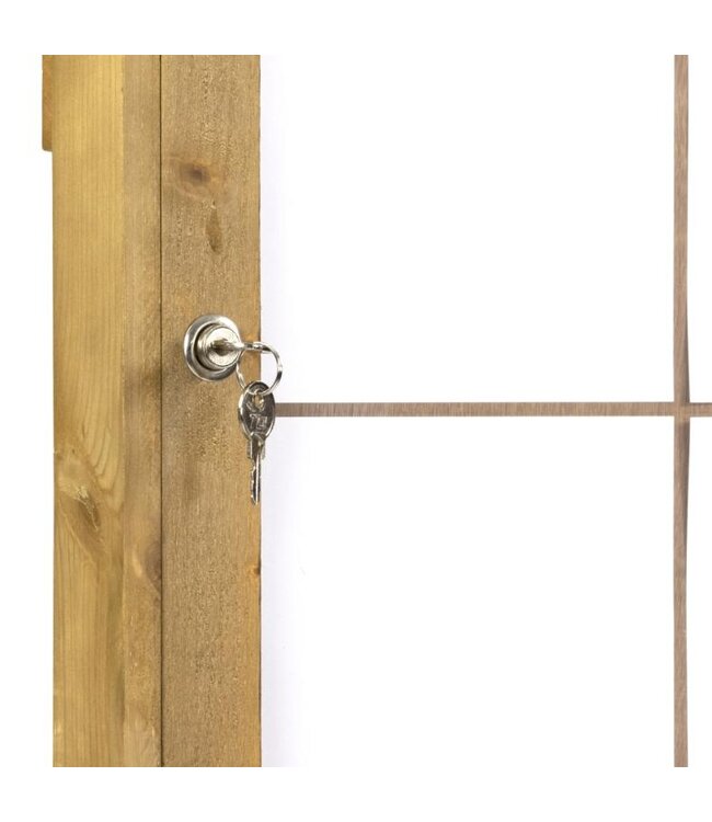 Menukast met LED verlichting | Rustic | 4x A4 | Hout | Incl. standaard