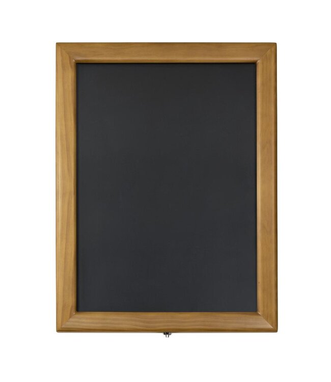 Menukast met LED verlichting | Classic | 4x A4 | Bruin | 69,7x53,3x5,5cm