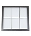 Securit Menukast | LED verlichting | 6x A4 | Wandmodel | 67,2x70,2x4,6cm