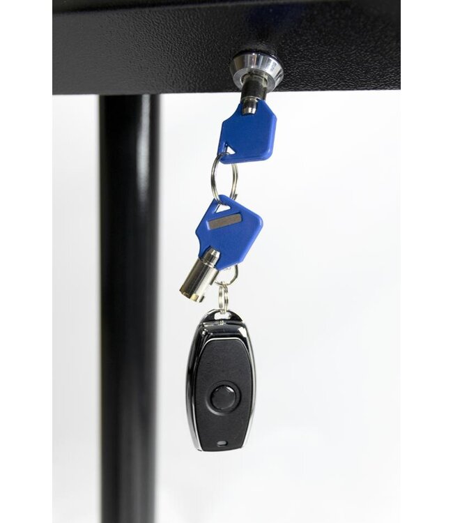 Informatiedisplay met LED verlichting | Black Star XXL | 8x A4 | Incl. adapter | 92x5,5x67cm