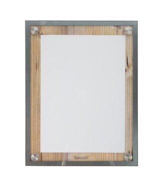 Securit Informatiebord Glass Star | A4 | Eiken | Glasplaat | 36,8x28x3cm