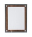 Informatiebord Glass Star | A4 | Walnoot | Glasplaat | 36,8x28x3cm