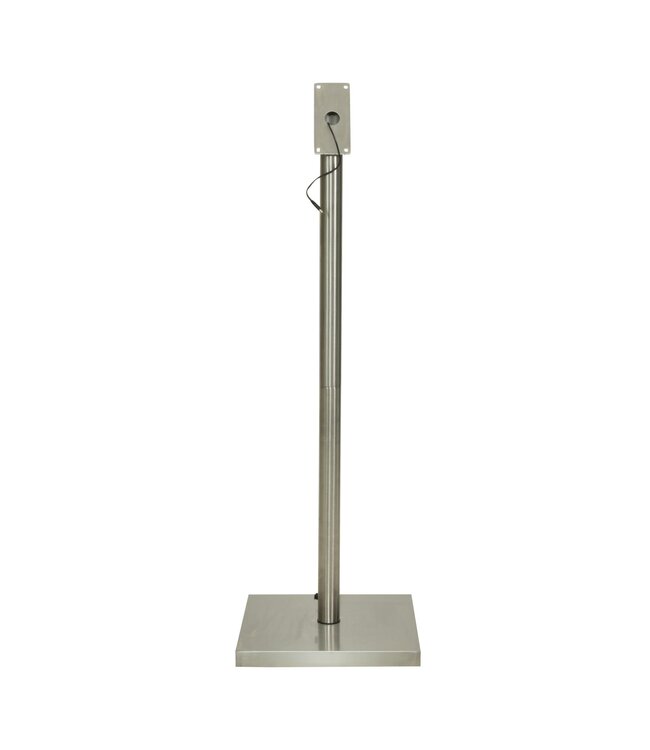 RVS Standaard voor informatiebord | 127x40x40cm