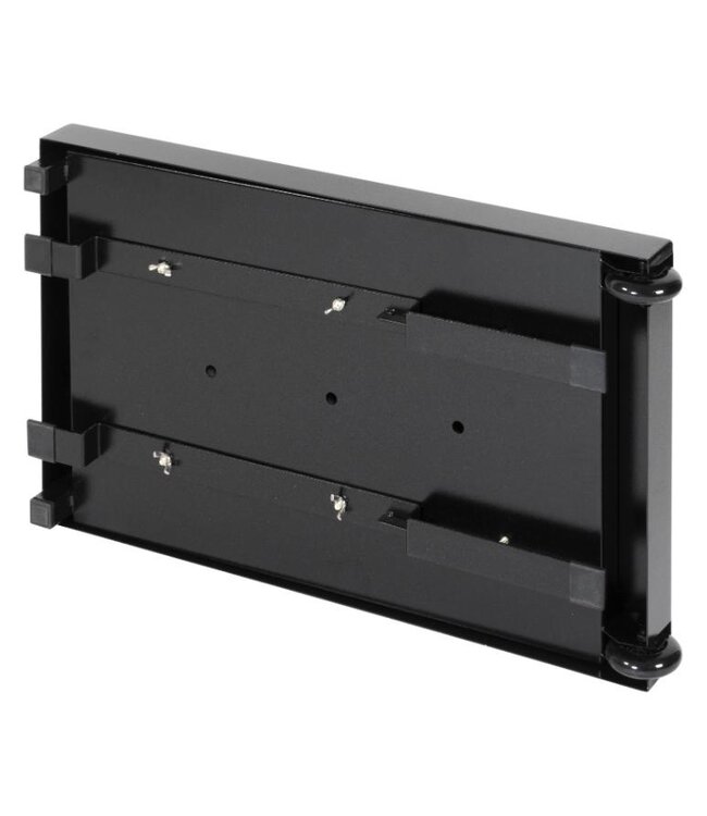 Voet voor informatiedisplay Black Star XXL | Incl. wielen | 75x7x45cm