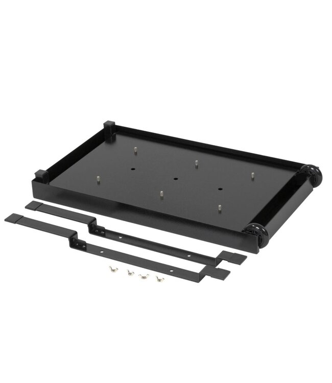 Voet voor informatiedisplay Black Star XXL | Incl. wielen | 75x7x45cm