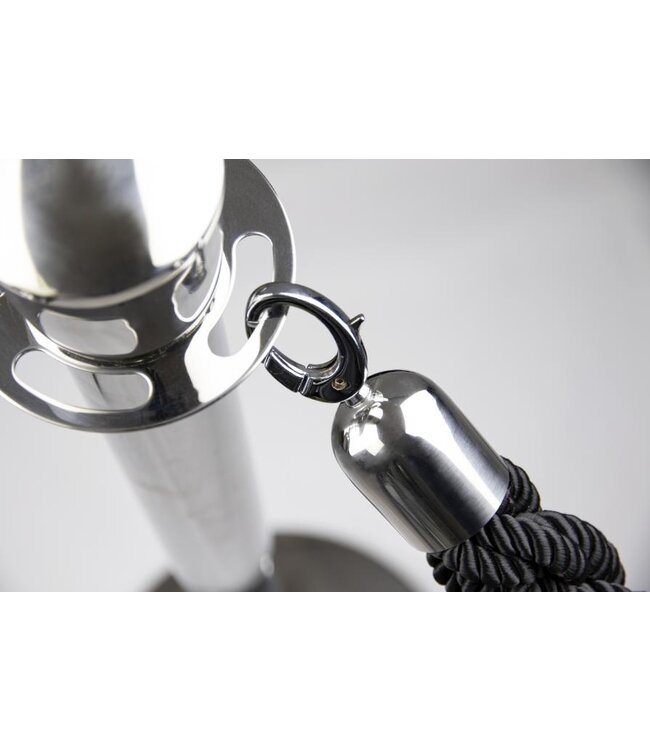 Afzetpaal | Budget | Chroom | 2 stuks