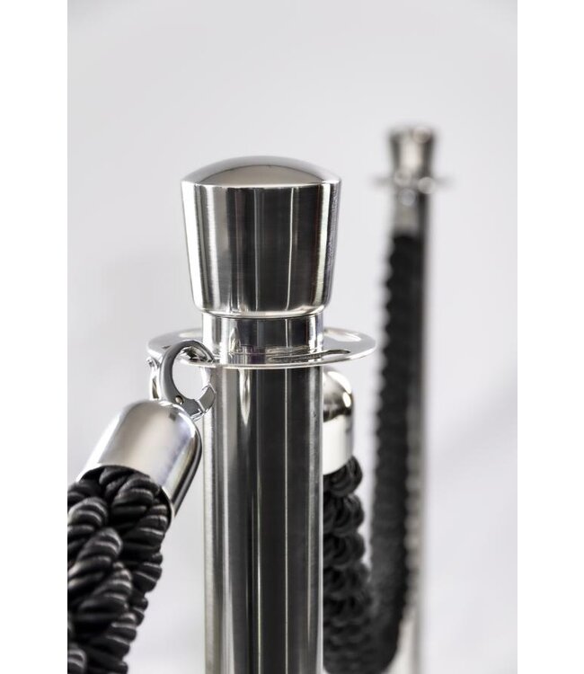 Afzetpaal | Budget | Chroom | 2 stuks