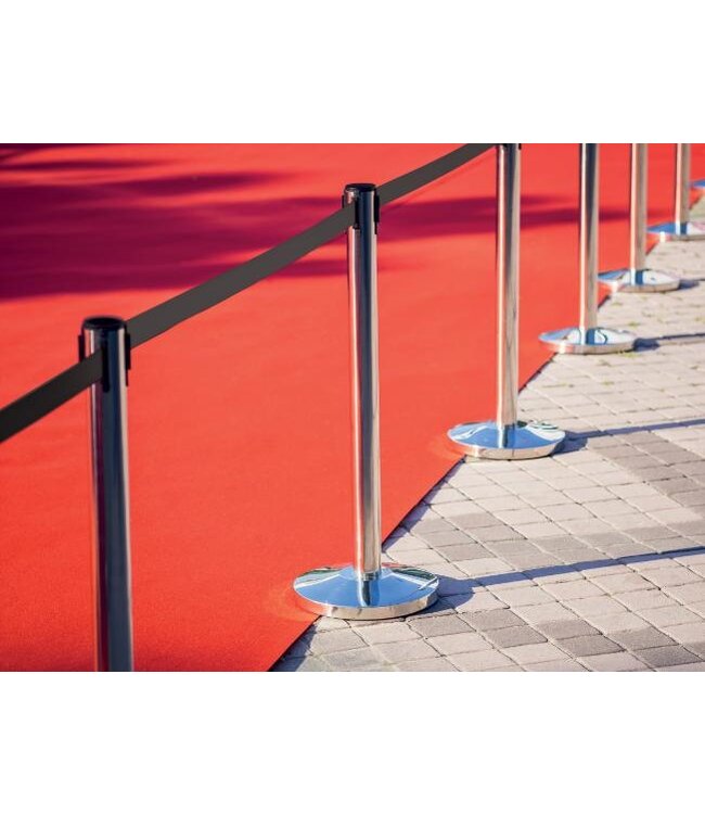 Afzetpalen | Budget | Uittrekbaar | Chroom | 2 stuks