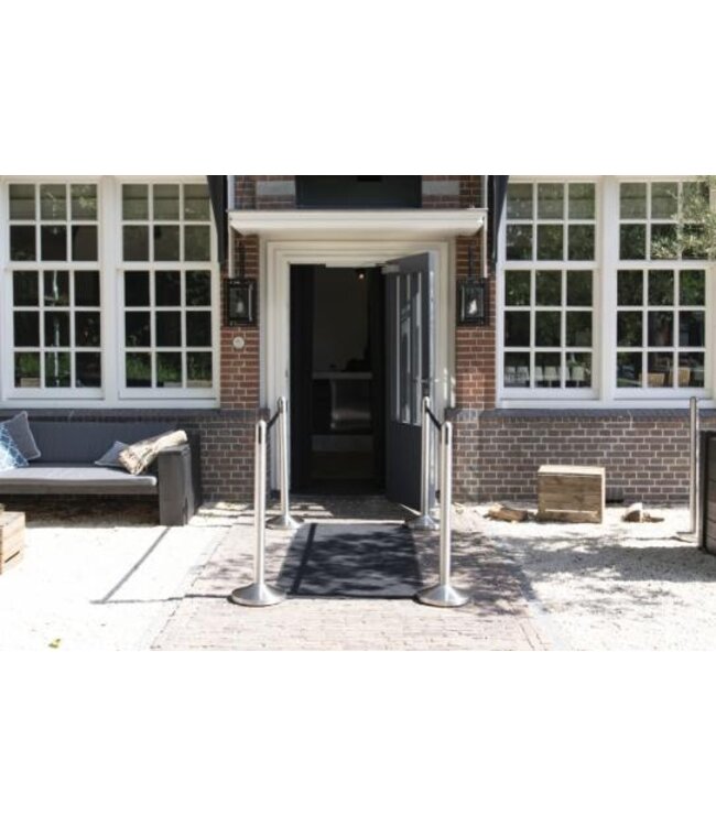 Afzetpalen | Uittrekbaar | Zwart