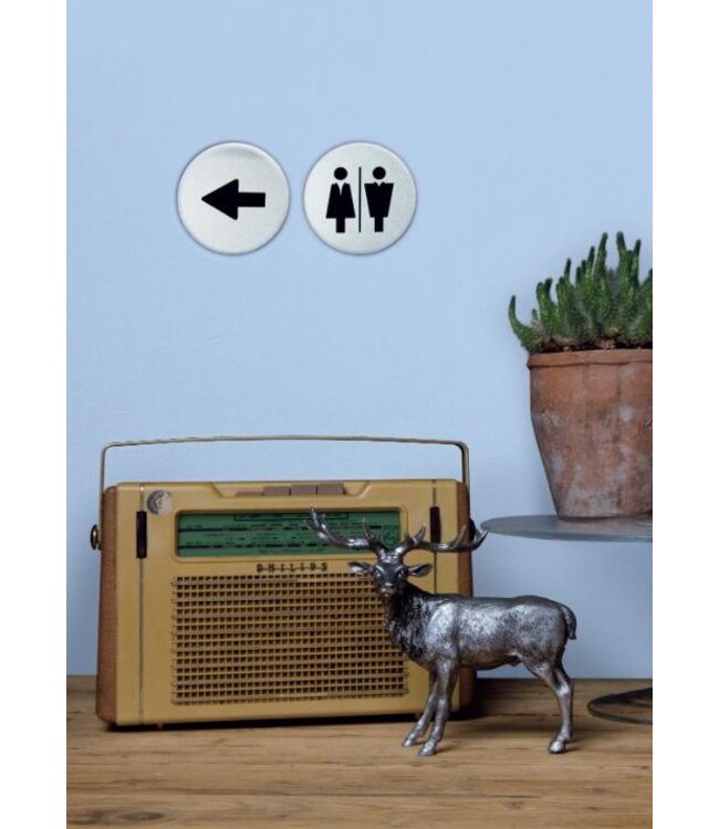 Horeca bewegwijzering set | Pictogrammen | 6 stuks | 10x10x1,2cm