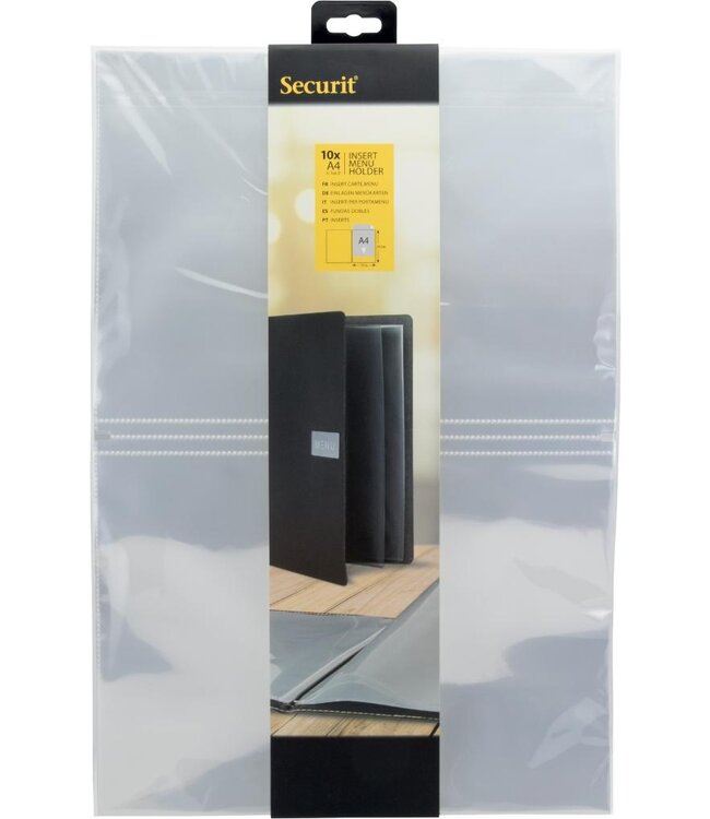 Menukaart insteekhoezen | A4 | 10 stuks