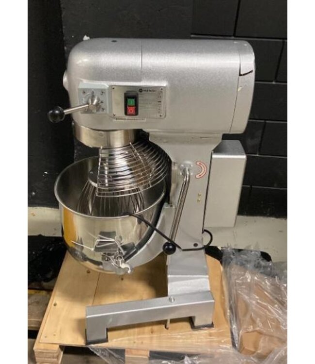 Planetaire mixer 20 Liter - met garde - klopper - deeghaak