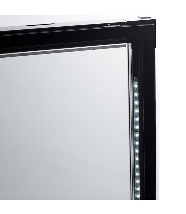 Vrieskast Diamond | 525 Liter | Glazen deur | RVS | (H)190x75x74cm