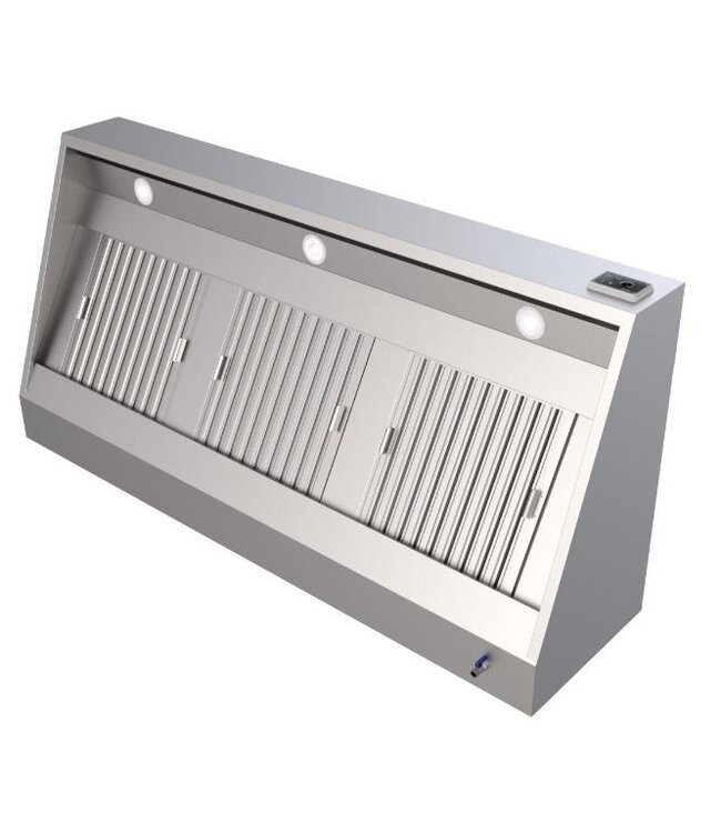 Afzuigkap Compleet | Wandkap | Met motor | (B)240x(D)110x(H)54