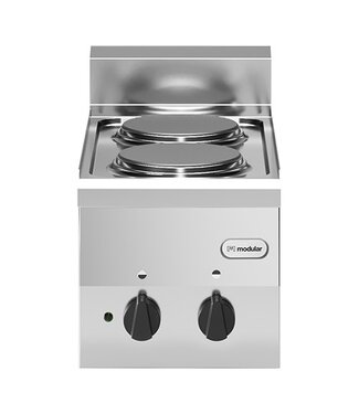 Modular Elektrisch kooktoestel Modular Fun 600 | 2-Pits | 4kW | 30cm