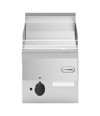 Modular Modular Fun 600 Bakplaat glad | Chroom | Elektrisch | 3kW | (H)41,1x30x60cm