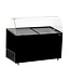 Schepijsvitrine Tenerife | 10x 5L | Zwart | (H)122,9x143,9x72,7cm
