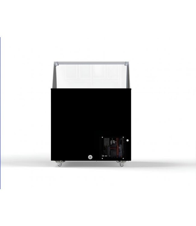 Schepijsvitrine Corsica | 6x 5L | Zwart | (H)122,9x90,9x68,4cm