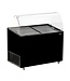 Combisteel Schepijsvitrine Java | 8x 5L | Zwart | (H)122,9x118,4x68,4cm