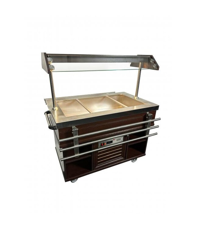 Gekoelde buffetwagen 4/1GN | 1500x700mm