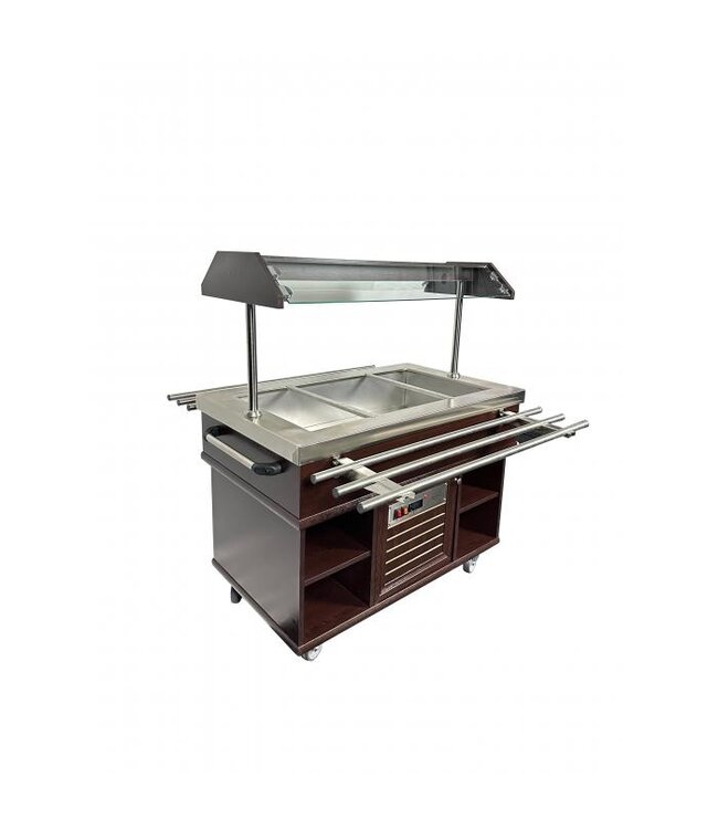 Gekoelde buffetwagen 3/1GN | 1200x700mm