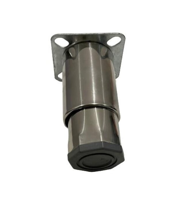 Koelwerkbank Chef Line | 2 Deurs | RVS | Met wielen | (H)85x136x70cm