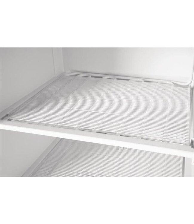 Vrieskast met glazen deur | 365L | Wit | (H)185,5x60x62cm