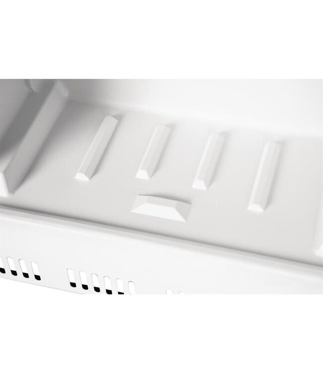 Vrieskast met glazen deur | 365L | Wit | (H)185,5x60x62cm