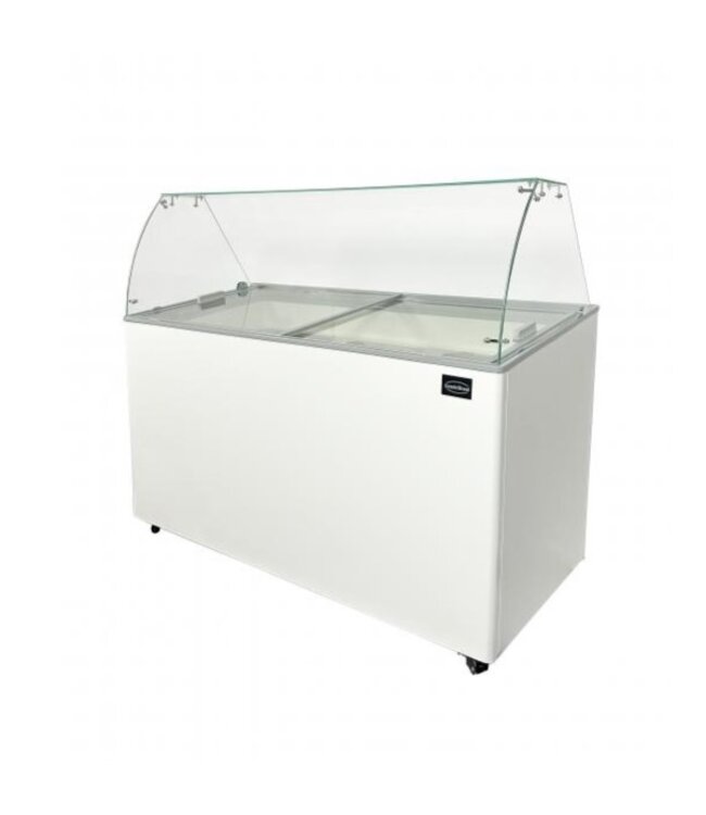 Schepijsvitrine Java | 8x 5L | (H)122,9x118,4x72,7cm