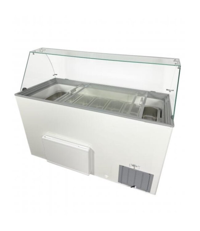 Schepijsvitrine Java | 8x 5L | (H)122,9x118,4x72,7cm