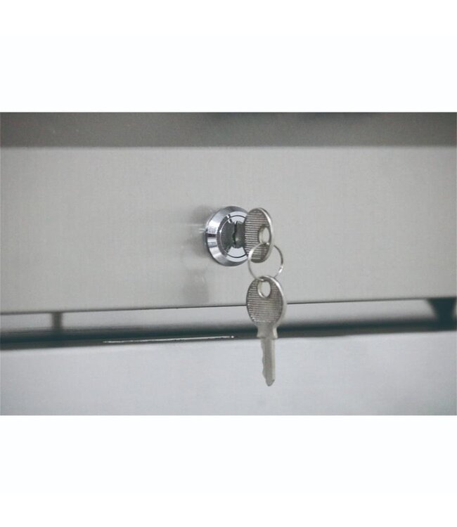 Vrieskast Chef line | 1476L | RVS | Dubbeldeurs | Met wielen | (H)201x148x83cm