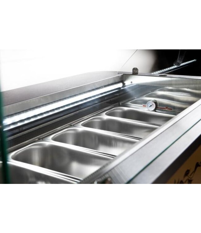 IJskar Carrettino met wielen | Bruin | 6+6x 5L | (H)208,1x(B)200x(D)128,5cm