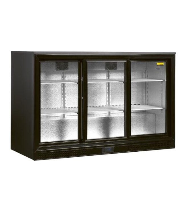 Barkoelkast schuifdeuren | 3 deurs | (H)87x(B)135,5x(D)51,5