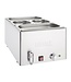 Bain-marie | 2x 1/3GN + 2x 1/6GN | 150mm diep | Incl. GN bakken