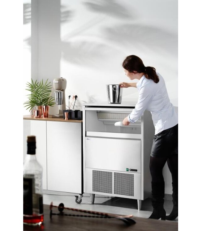 IJsblokjesmachine Arktic | 90kg/24uur | Vaste wateraansluiting | 42kg Bunker