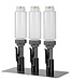 Bereila ASEPT Sausdispenser set | Met 3 dispensers en 3x 592ml Fifo flessen