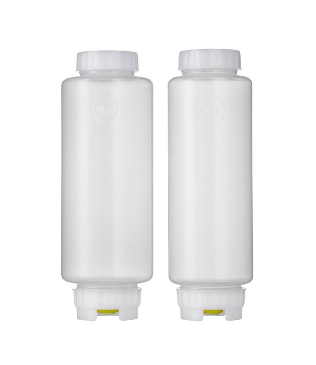 ASEPT Sausdispenser set | Met 4 dispensers en 4x 710ml Fifo flessen