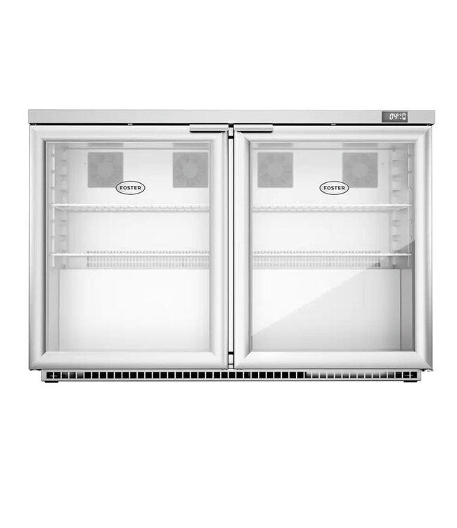 Koelkast met 2 glazen deuren | Foster HR360G-13-251 | Onderbouw | 360 liter