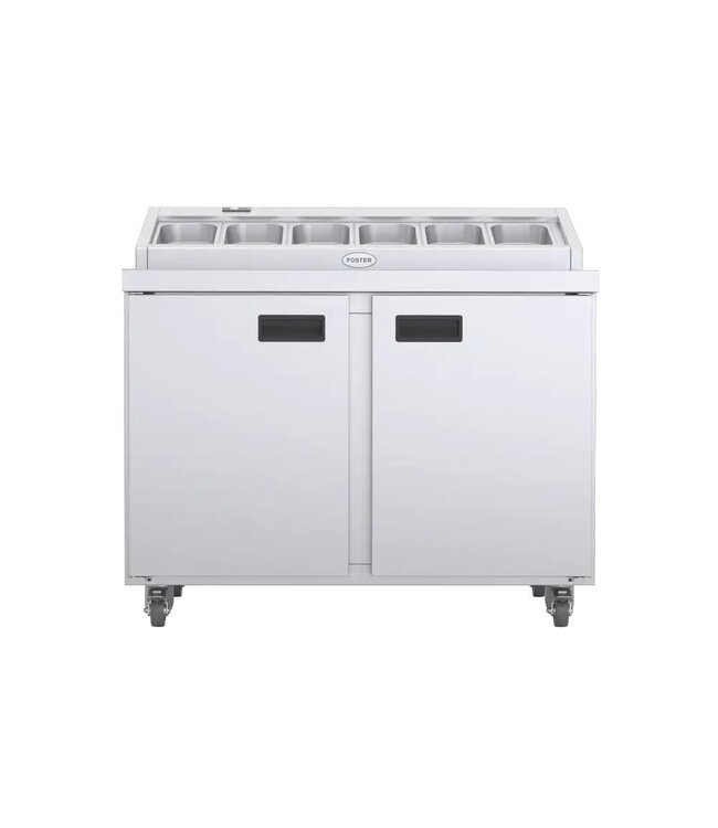 Saladière | Foster FPS2HR-15-151 | 2 Deuren | Boven 6x 1/3GN | (H)106x(B)114x(D)85cm