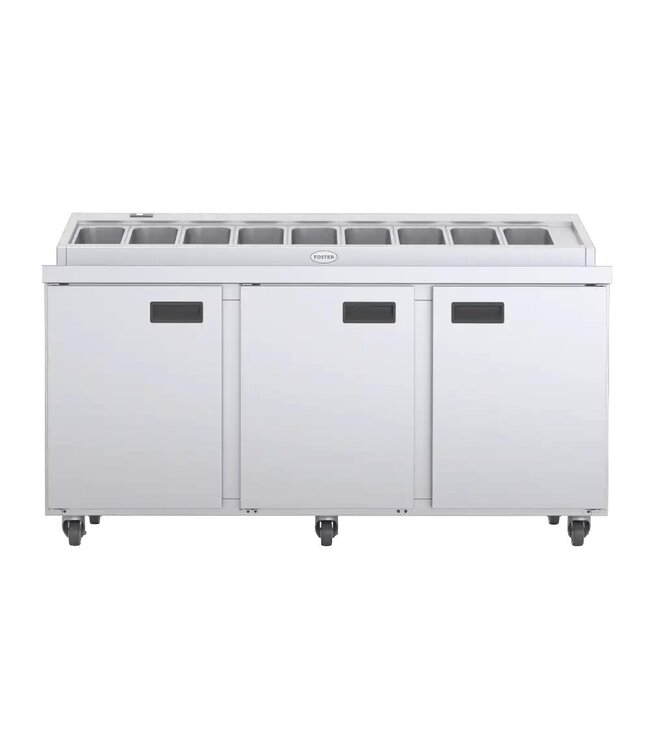 Saladière | Foster FPS3HR-15-154 | 3 Deuren | Boven 9x 1/3GN | (H)106x(B)172x(D)85cm