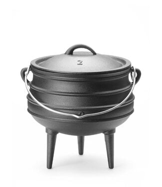 Gietijzeren potjie pan met deksel | ⌀24,5cm