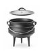 Gietijzeren potjie pan met deksel | ⌀24,5cm