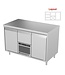 Vrieswerkbank | layout 6 | -18 tot -20° |  (H)85/90x(B)130x(D)70cm