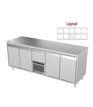Koelwerkbank | layout 2 | 9 lades | -5 tot 8°
