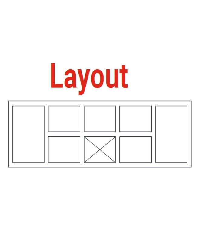 Koelwerkbank | layout 19 | 2 deuren 5 lades | -5 tot 8° | (H)85/90x(B)213x(D)70cm