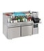 Cocktail bar station | 1200x760x1000mm | Inclusief onderkoeling 2 deuren