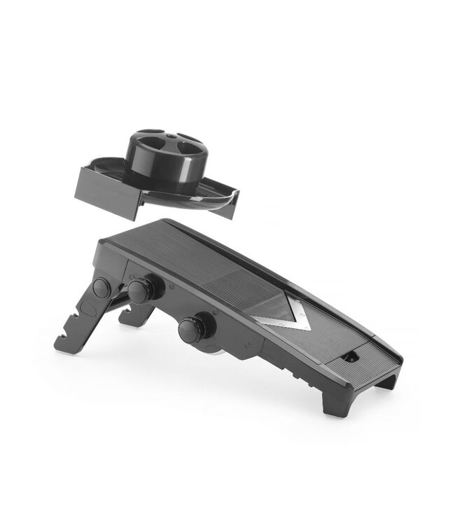 Groentesnijder V-vorm met vijf messen | 13x33,5x(H)7,5cm